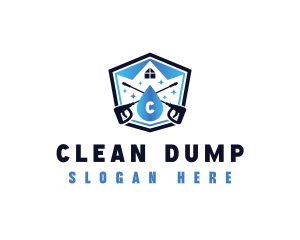 Pressure Washing Cleaning logo design