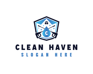 Pressure Washing Cleaning logo design