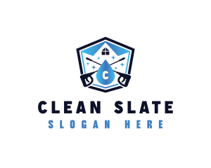 Pressure Washing Cleaning logo design