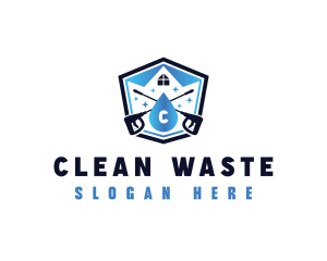 Pressure Washing Cleaning logo design