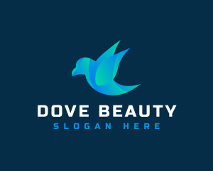 Flying Dove Bird  logo design