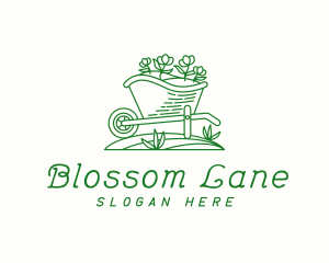 Wheelbarrow Garden Flowers logo