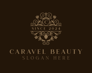 Luxury Floral Wedding logo design