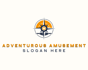 Adventure Navigation Compass logo design