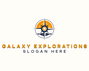 Adventure Navigation Compass logo design