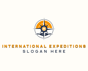 Adventure Navigation Compass logo design