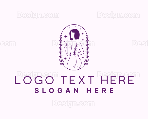 Sexy Woman Skincare Logo