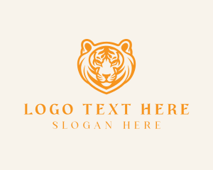 Wild Tiger Animal logo