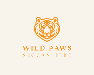 Wild Tiger Animal logo design