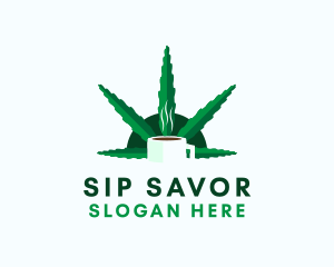 Marijuana Leaf Beverage logo
