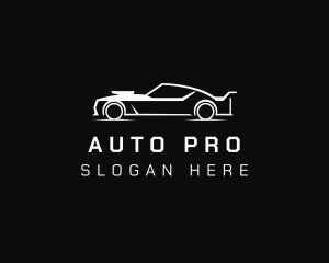 Auto Racing Vehicle  Logo