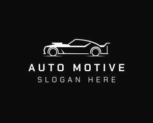 Auto Racing Vehicle  logo design