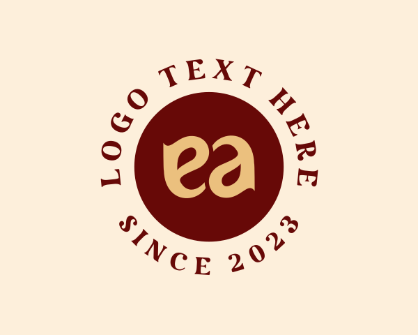 Letter Ea logo example 1