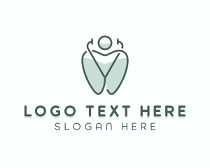 Dentist Orthodontics Stethoscope Logo