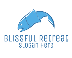 Blue Seafood Fish logo