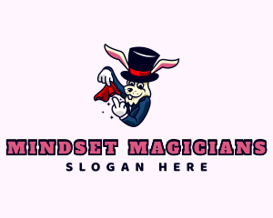 Obscene Magician Rabbit logo design