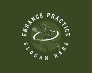 Tennis Player Practice logo