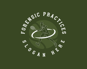 Tennis Player Practice logo