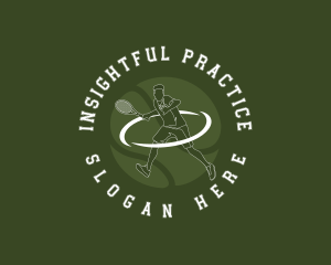 Tennis Player Practice logo