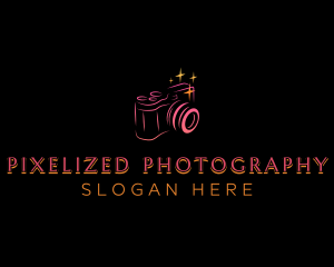 Camera Lens Photography logo design