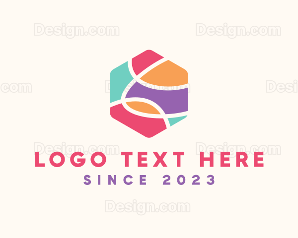 Generic Pastel Hexagon Logo