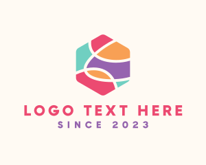 Generic Pastel Hexagon logo