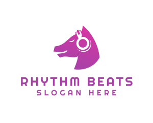 Horse DJ Audio Headphones logo