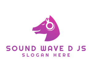 Horse DJ Audio Headphones logo