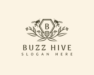 Bee Honey Garden logo design