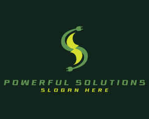 Plug Lightning Power logo design