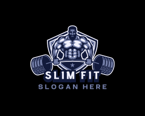 Fitness Weightlifter Trainer logo design