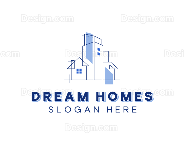 House Building Architecture Logo