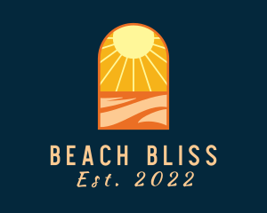 Sunrise Beach Getaway logo design