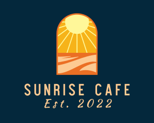 Sunrise Beach Getaway logo design