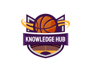 Basketball Sports Shield logo