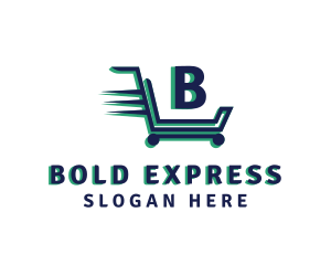 Express Cart Market logo design