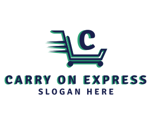 Express Cart Market logo design