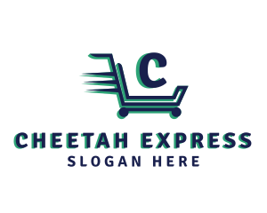 Express Cart Market logo design