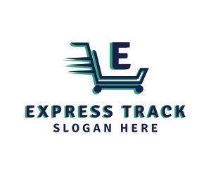 Express Cart Market logo design