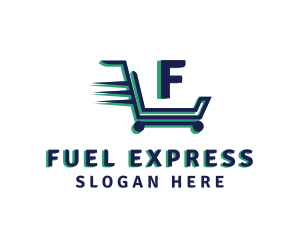 Express Cart Market logo design