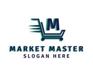 Express Cart Market logo design