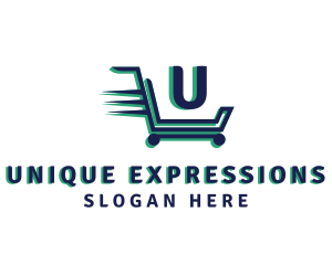 Express Cart Market logo design