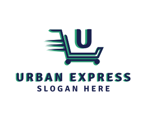 Express Cart Market logo design