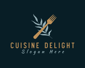 Fork Cuisine Resto logo design