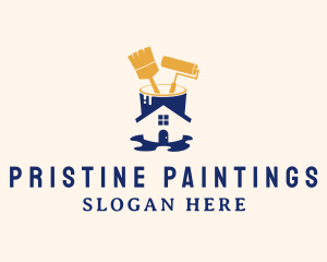 House Painting Tools  logo design