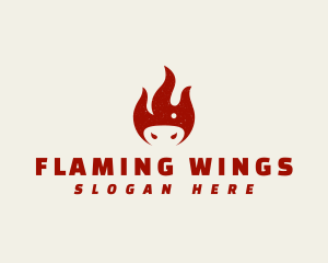 Pig Snout Fire logo design