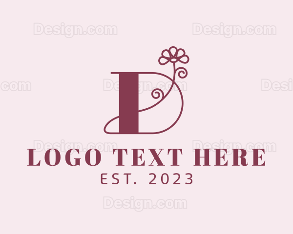 Daisy Boutique Letter D Logo