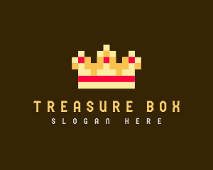 Pixelated Royal Crown logo