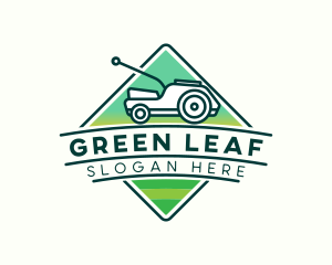 Lawn Grass Cutter logo design