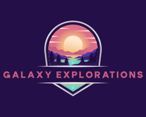 Travel Mountain Destination logo design